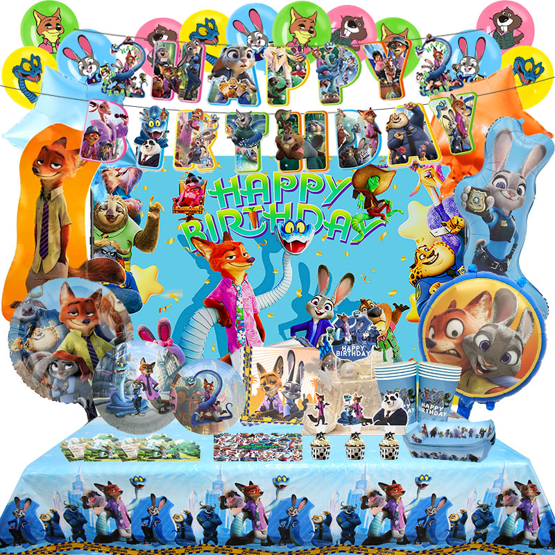 Zootopia Party Games - Dekoracje na przyjęcie urodzinowe Zootopia, 2.