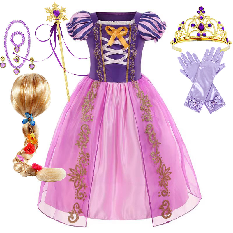 Party Games Crossplay - Elegancka letnia sukienka księżniczki Rapunzel na