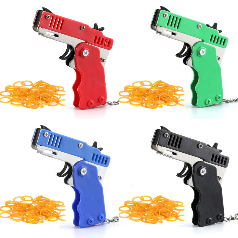 Party Games Gender Reveal - Mini brelok do kluczy pistolet z