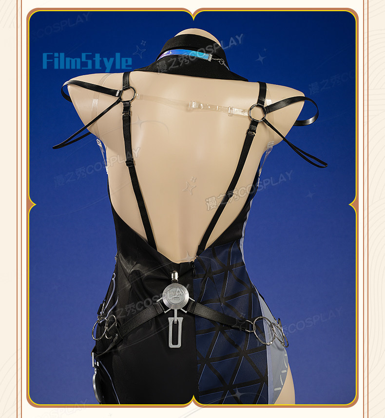 Party Games For Christmas - Kostium Cosplay LUCILLA z gry Wuthering
