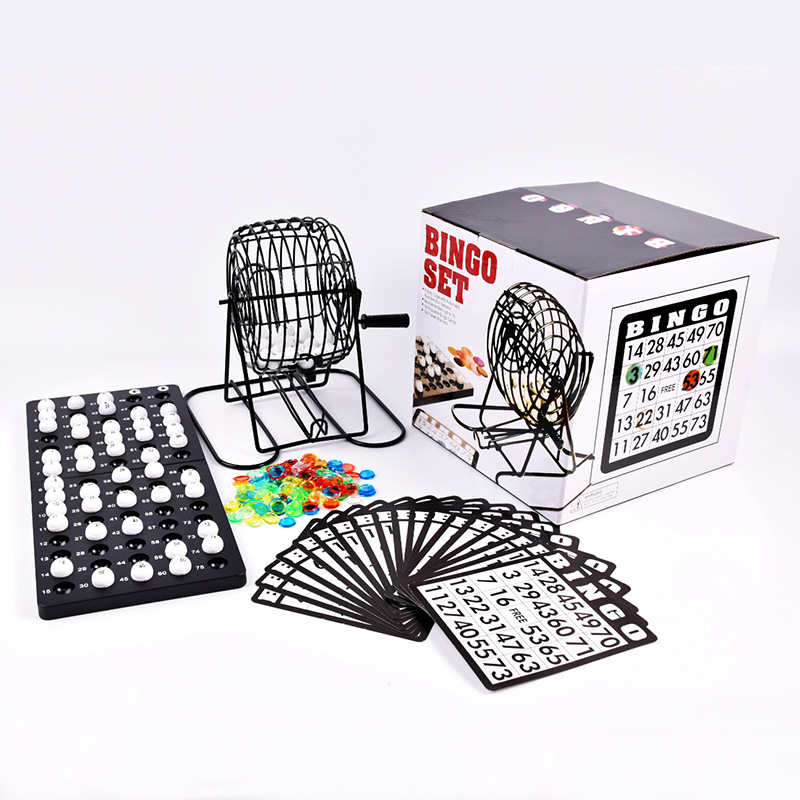 Party Games Large Groups - Automat do bingo, stalowa klatka do
