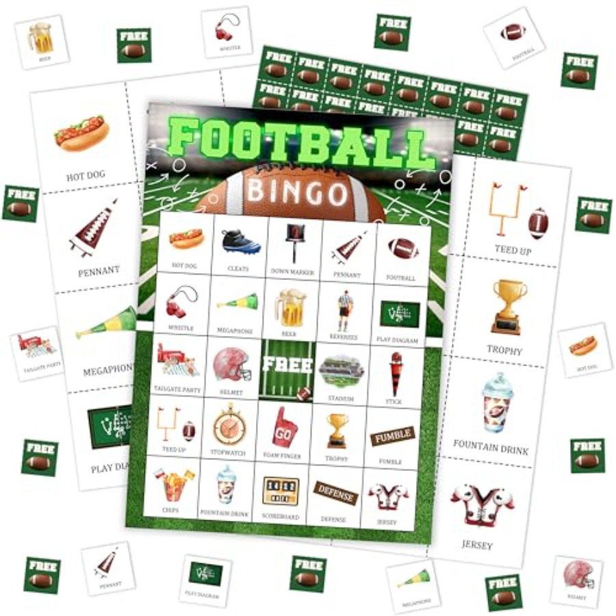 Party Games Large Groups - Karta do gry Bingo na imprezę