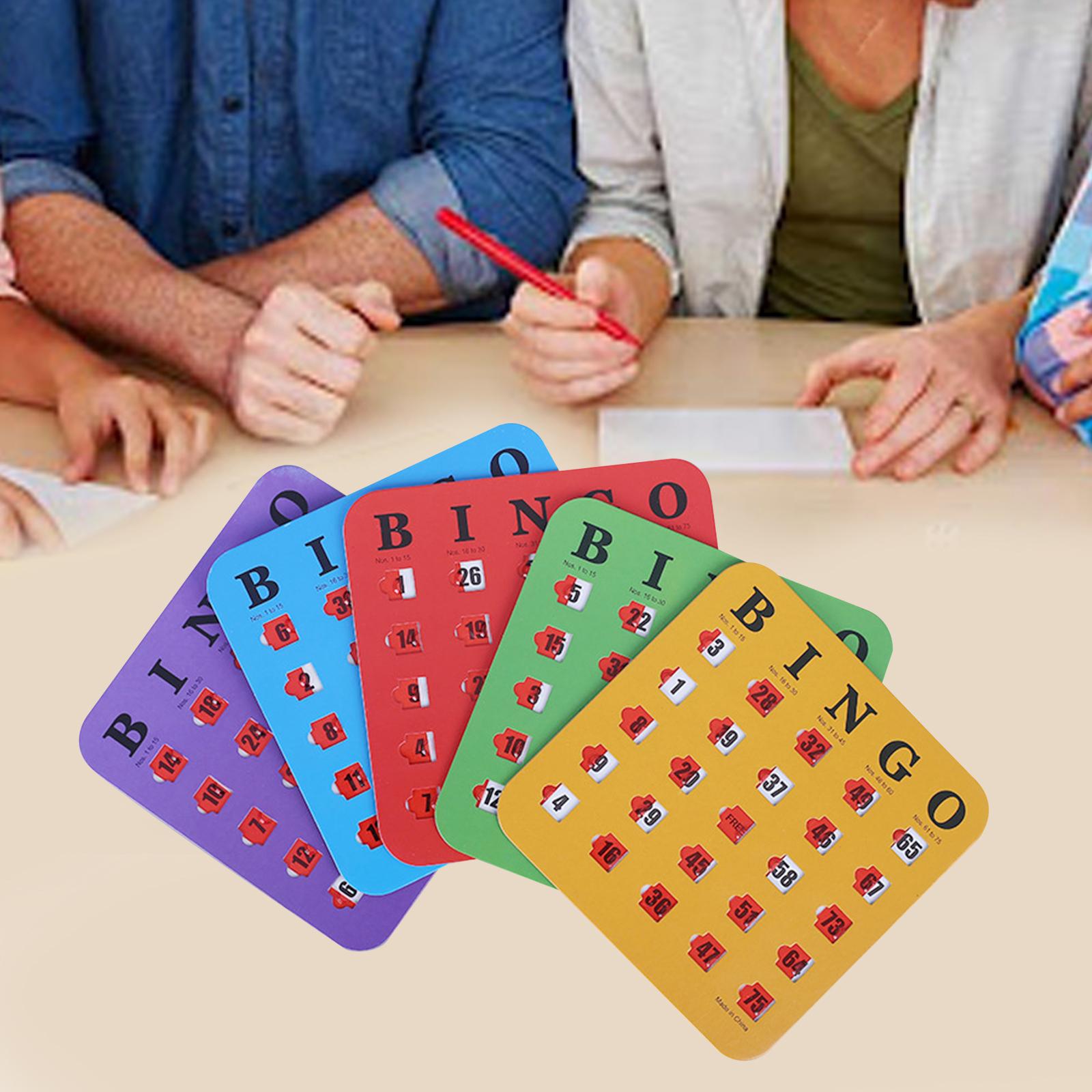 Party Games Large Groups - 5 sztuk dużych kartek do bingo