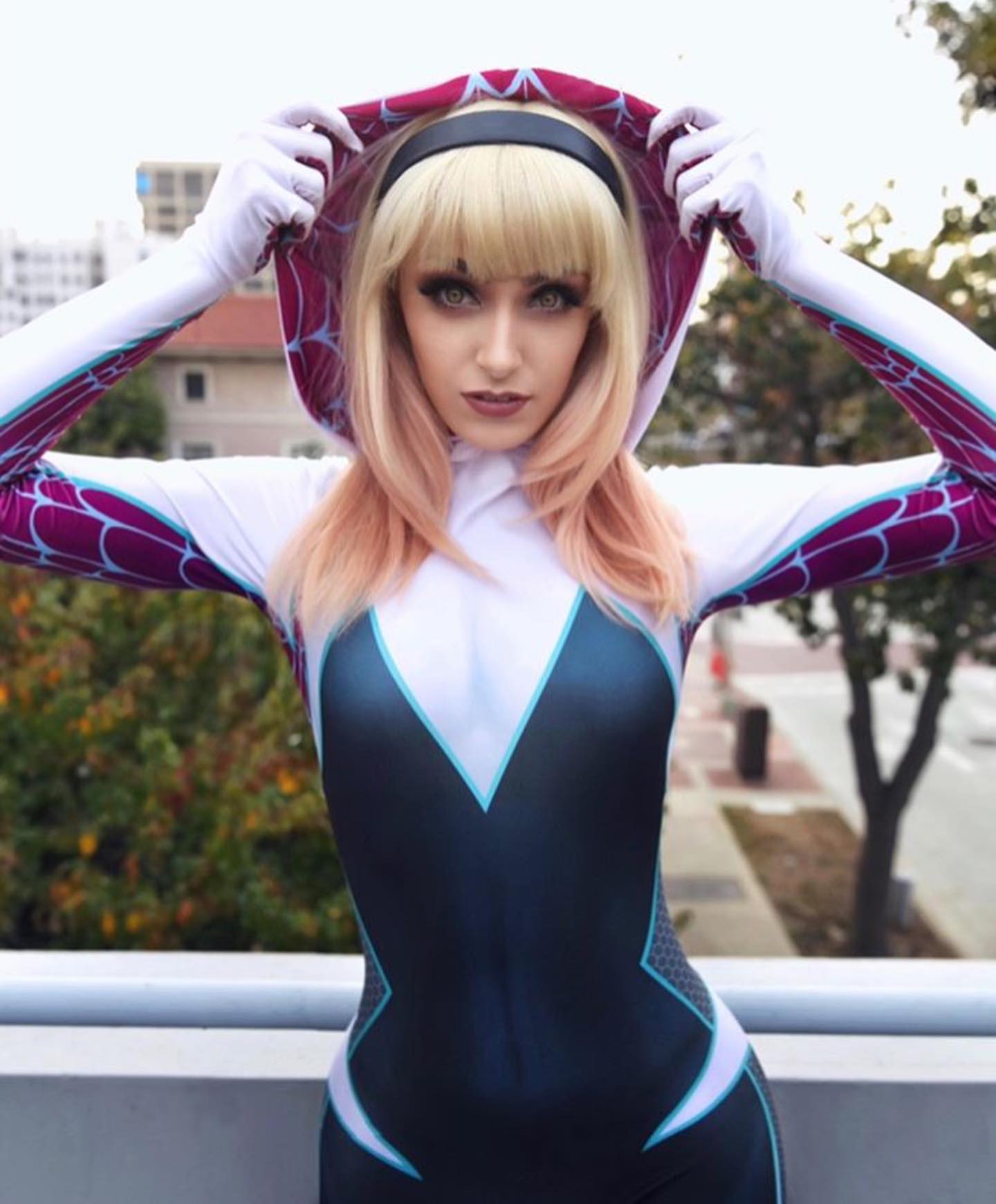 Party Games For Adults And Kids - Kostium Halloween Gwen Stacy Spider Bodysuit