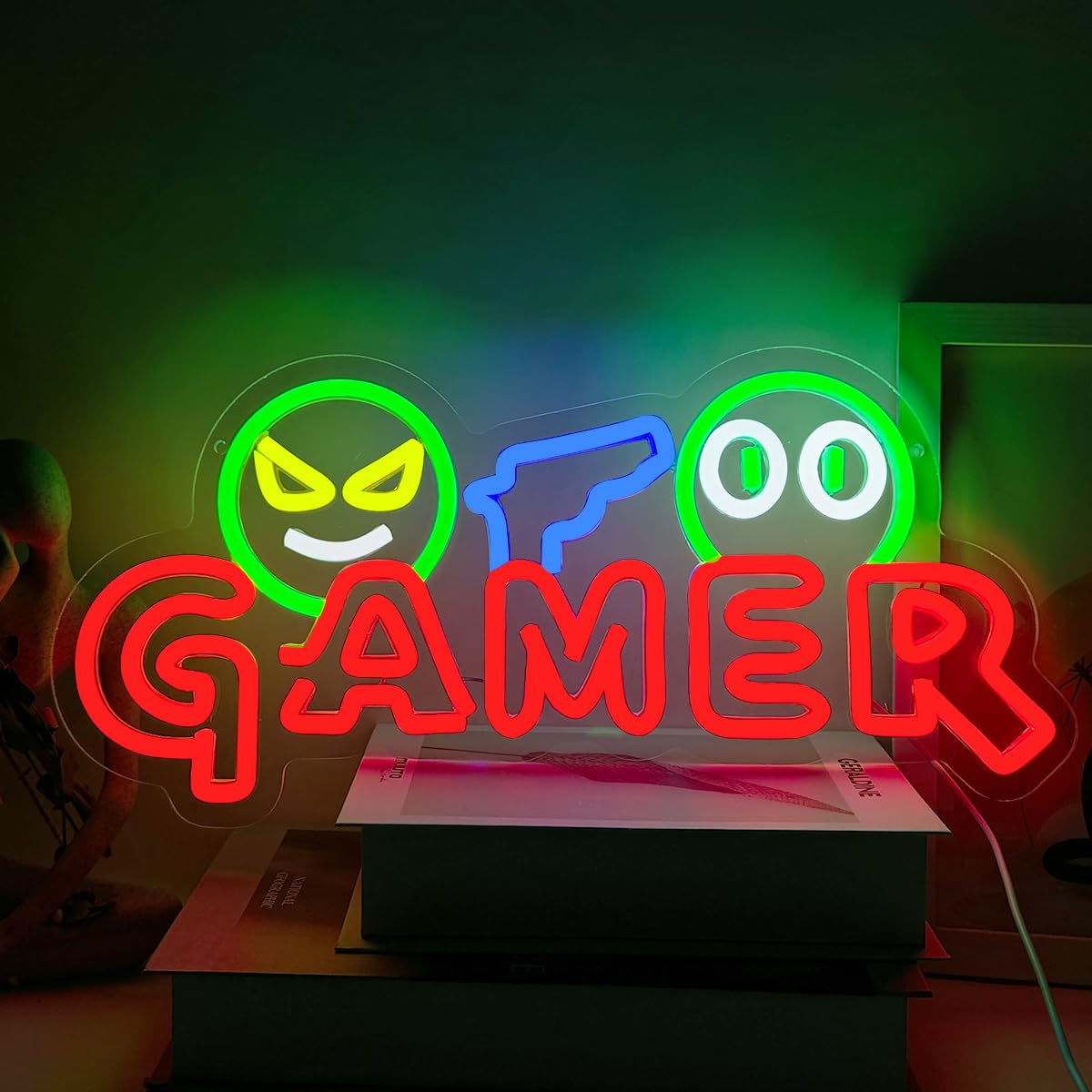Neonowy Znak LED dla Graczy, K – Party Games For Christmas recenzja i cena