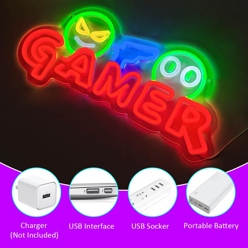 Neonowy Znak LED dla Graczy, K – Party Games For Christmas recenzja i cena