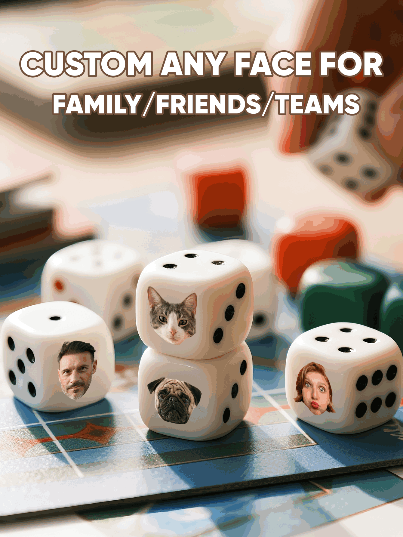 Kostki z własnym zdjęciem, per – Party Games For Christmas recenzja i cena
