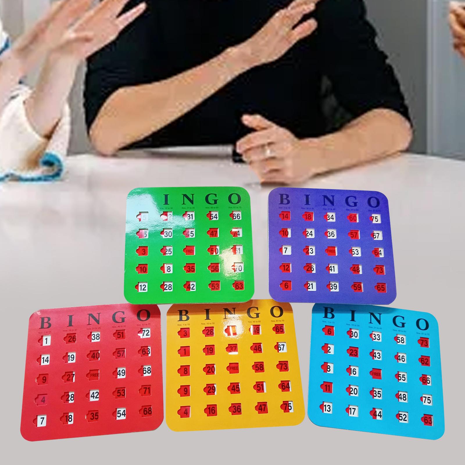 5 sztuk kart do gry w bingo z  – Party Games Large Groups recenzja i cena