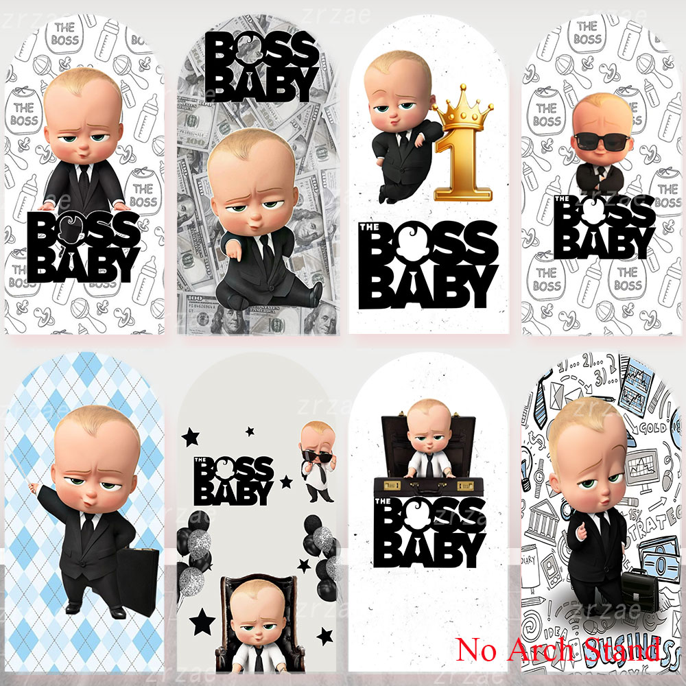 Tło fotograficzne Boss Baby, ł – Party Games Baby Shower recenzja i cena
