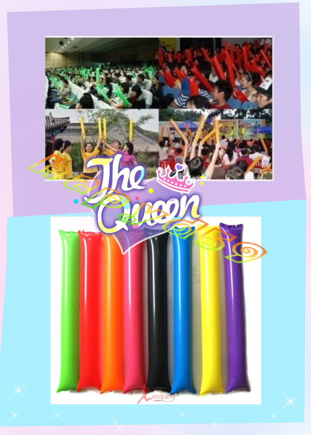 100 sztuk 60cm clapper ballon  – Party Games Gender Reveal recenzja i cena