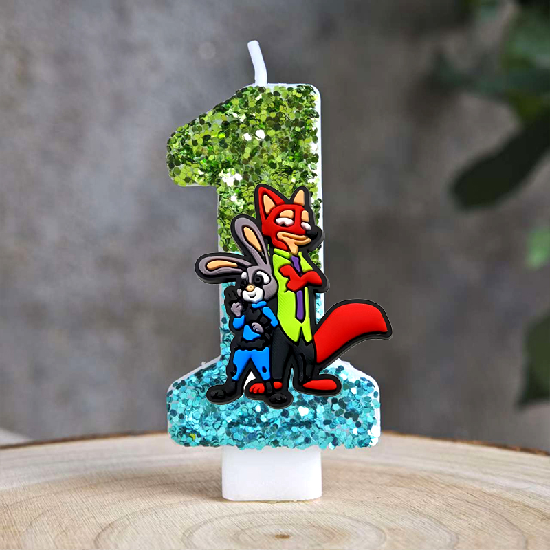 Świeczki do tortu z motywem Zo – Zootopia Party Games recenzja i cena