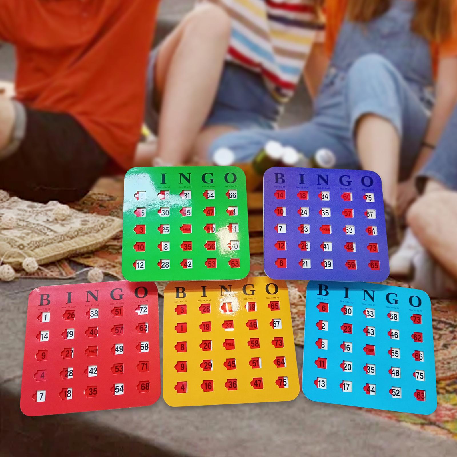 5 sztuk kart bingo z dużym czc – Party Games Large Groups recenzja i cena