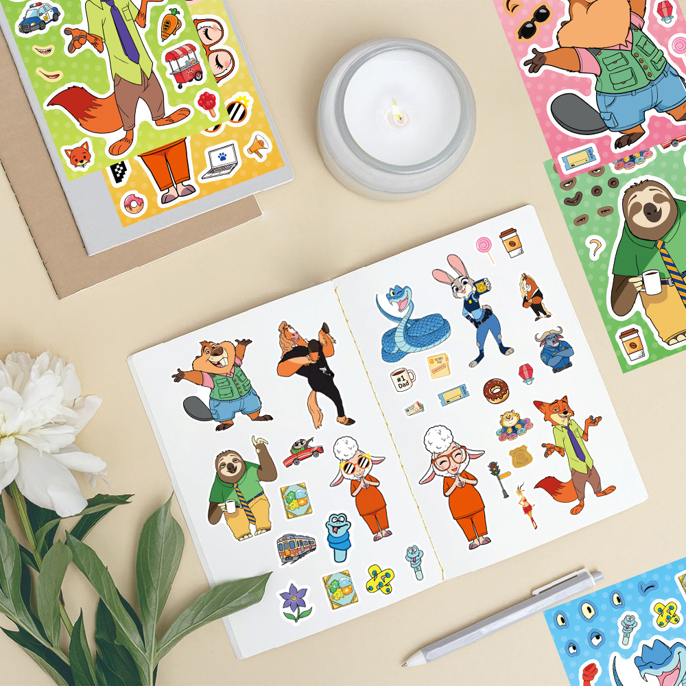 8/16 Arkuszy Zootopia 2 Naklej – Zootopia Party Games recenzja i cena