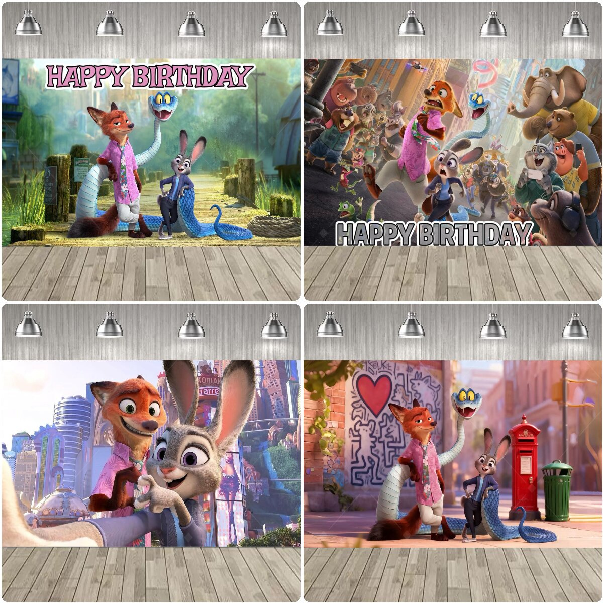 Tło dekoracyjne na imprezę w s – Zootopia Party Games recenzja i cena