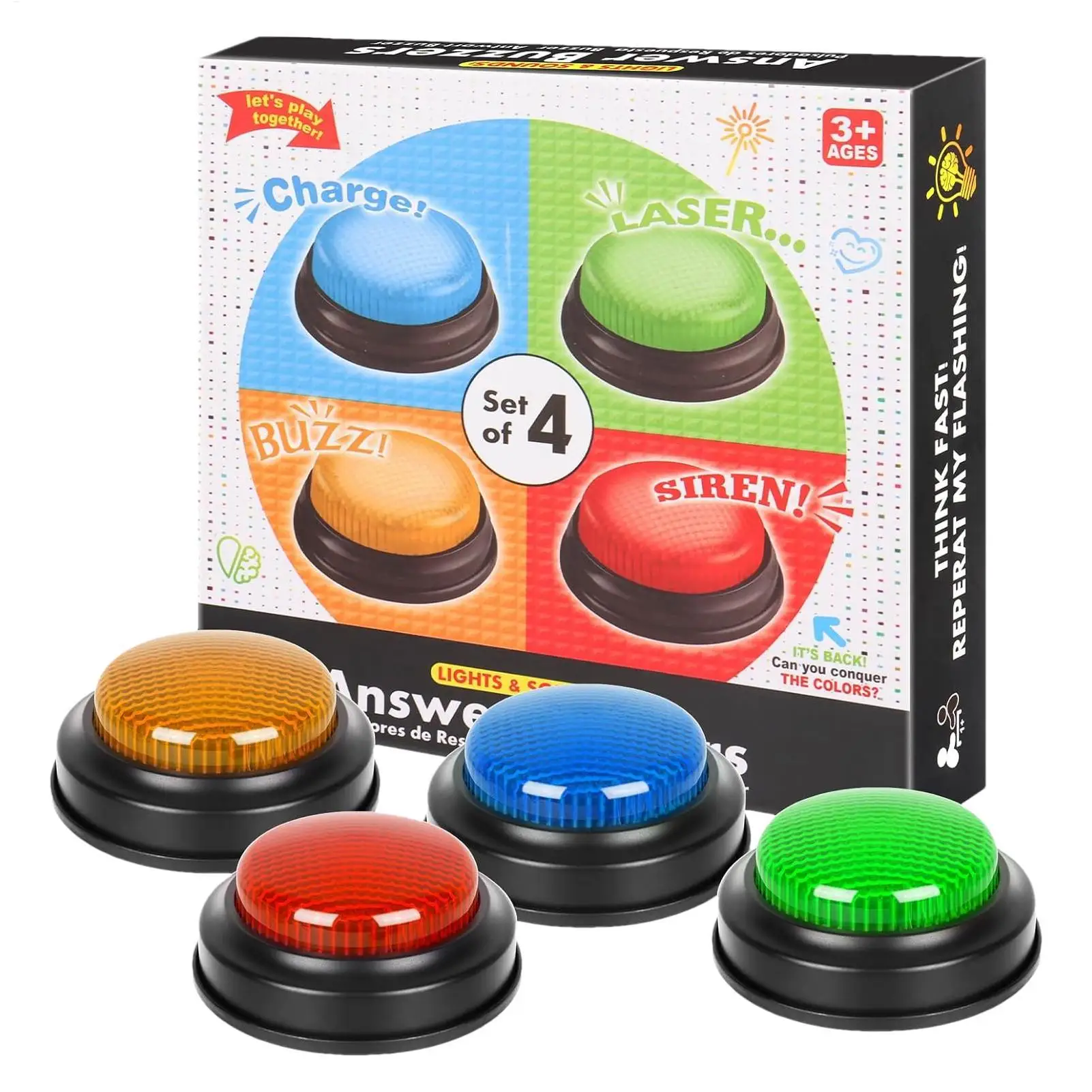 Gra Buzzer – 4-częściowy zesta – Party Games Gender Reveal recenzja i cena